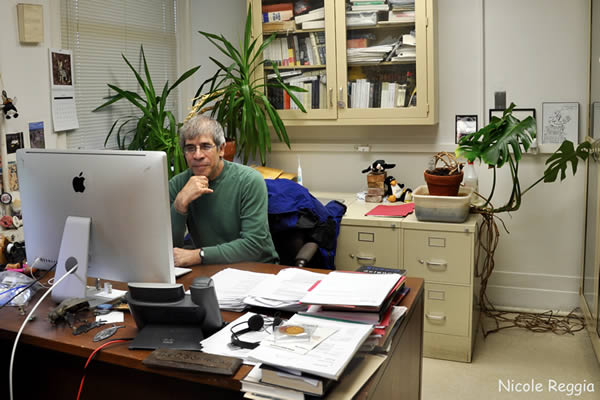 Jerry Coyne in his office